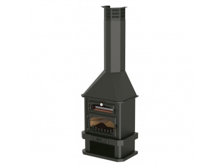 Kamīns ar cepeškrāsni "Bronpi EBRO" 14kw